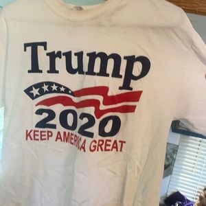 White trump T-shirt
